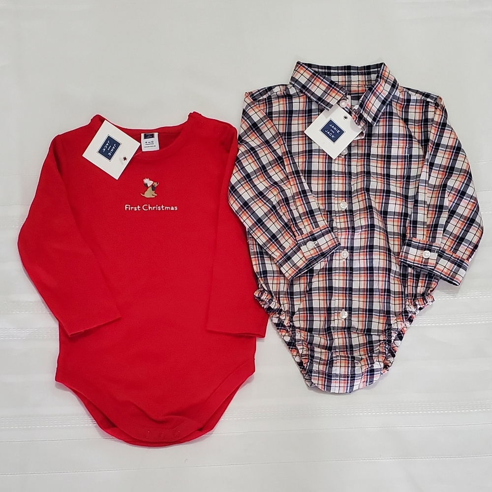 NWT Janie and Jack Bundle Baby Boy Tops